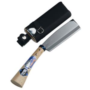 (手打鋼付)サヤ付鉈150mm 浅野木工 07010