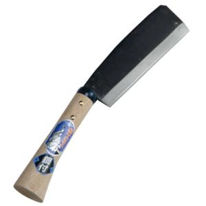 手打鋼付 サヤ付鉈 07020 2508 手打鋼付)サヤ付鉈180mm 浅野木工 07020 : 大工道具・金物の専門
