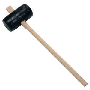 (硬質プラスチック製)丸型掛矢130mm 浅野木工 17150