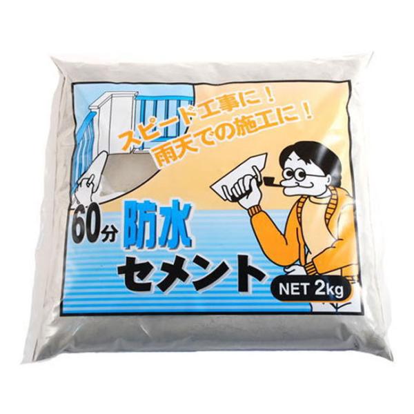 60分防水セメント 2kg 取寄品 家庭化学工業 カテイ-209723