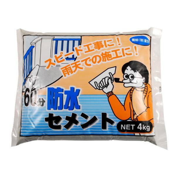 60分防水セメント 4kg 取寄品 家庭化学工業 カテイ-209724