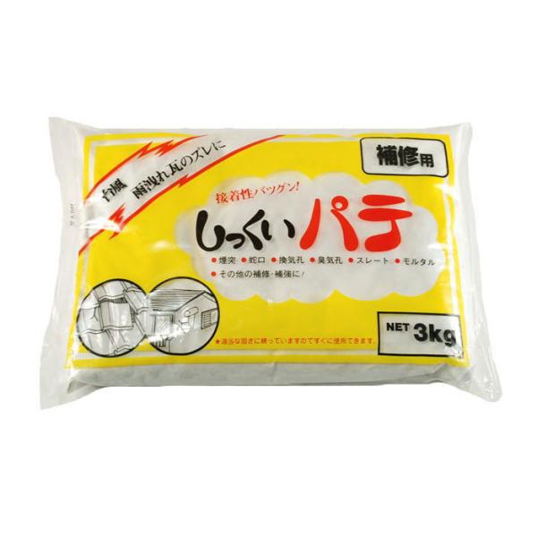 しっくいパテ 3kg ホワイト 取寄品 家庭化学工業 カテイ-209733
