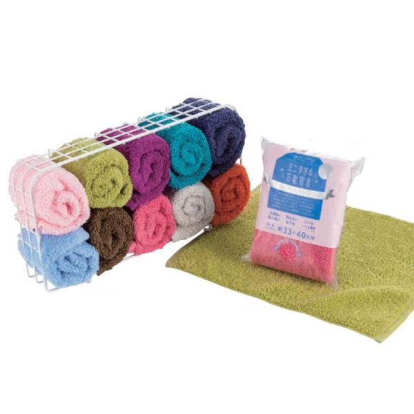 ミニタオル万能宣言 パステル系2枚組 日本アトピー協会推薦品 取寄品 OBORO arde-9999