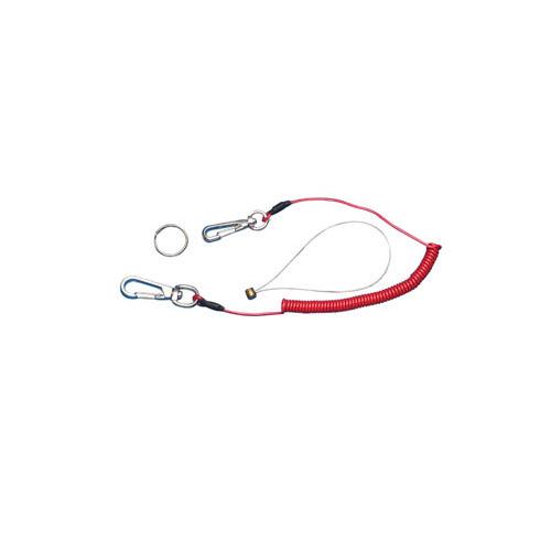 安全ロープ(アラミド繊維芯)レッド 取寄品 スーパーツール ARK10R