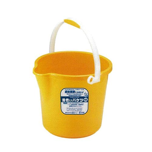 べんりっこバケツ 10L 黄色 取寄品 福農産業 F14304