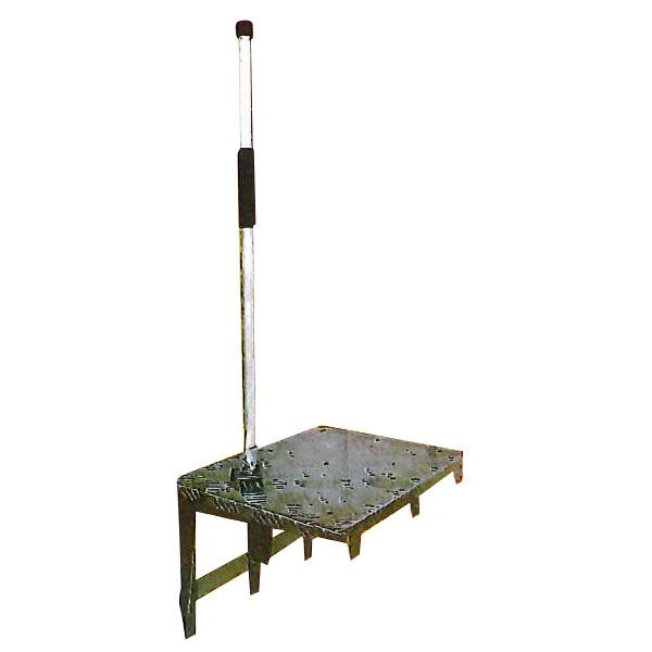 斜面作業用アルミステップ 金太郎 斜面くん 斜面の除草作業に 取寄品 タナカマイスター