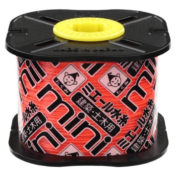 ミエール水糸 mini 蛍光オレンジ 太0.8mmx135m 取寄品 たくみ 4835