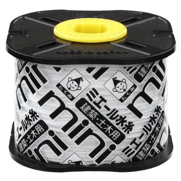 ミエール水糸 mini 蛍光ホワイト 太0.8mmx135m 取寄品 たくみ 4839