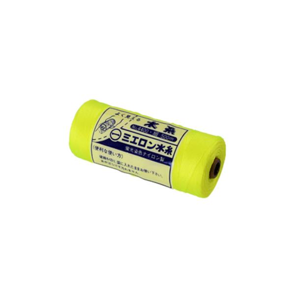 マルイチ ミエロン水糸 (チーズ巻) 細 約0.5mmx500m 黄色 たくみ 4400