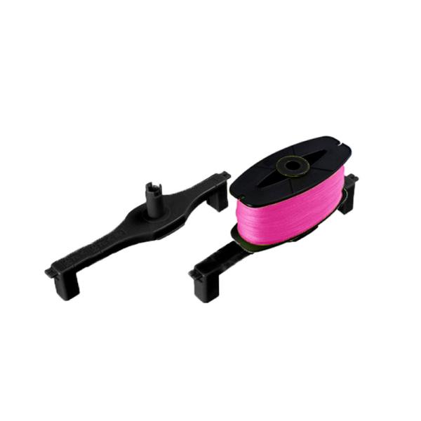 ブロック水糸 ガイド150mm付 約0.8mmx170m 蛍光ピンク たくみ 4427