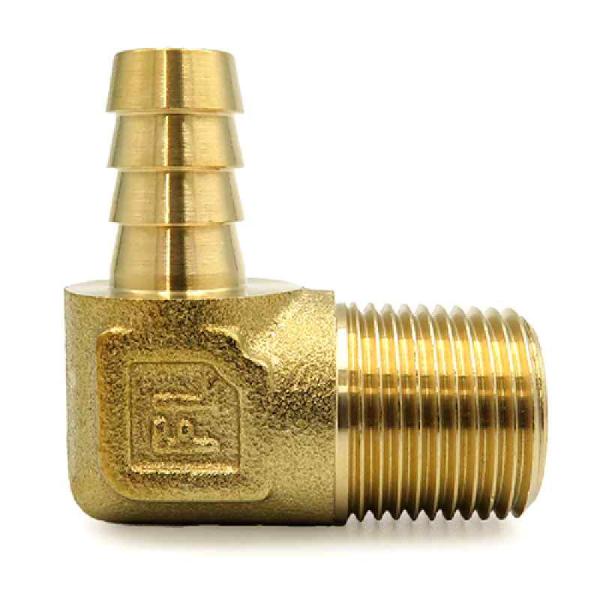 L型ホースニップル GHNL(R)-0211 1/4x10.5 RoHS指令対応品 取寄品 フローバ...