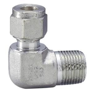 ハイロック チューブ継手 ハーフエルボ チューブ外径 22 ネジR(PT)3/4 ハイロック社 CL...