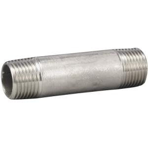 ステンレス製ねじ込継手 両長ニップル SUS316TP ネジ(R×L)3/8×50 フローバル VL...