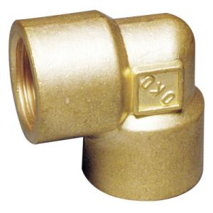 黄銅製ねじ込継手 エルボ ネジ(Rc)1/8 フローバル GL2-01-BS