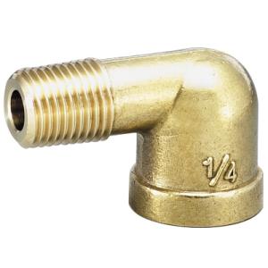 黄銅製ねじ込継手 ストリートエルボ ネジ(R・Rc)3/8 フローバル GSL-03-BS