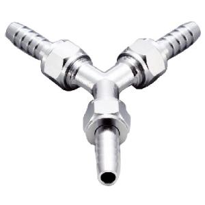 黄銅製Y型ジョイント タケノコ外径(径D)9 フローバル GYJ-09