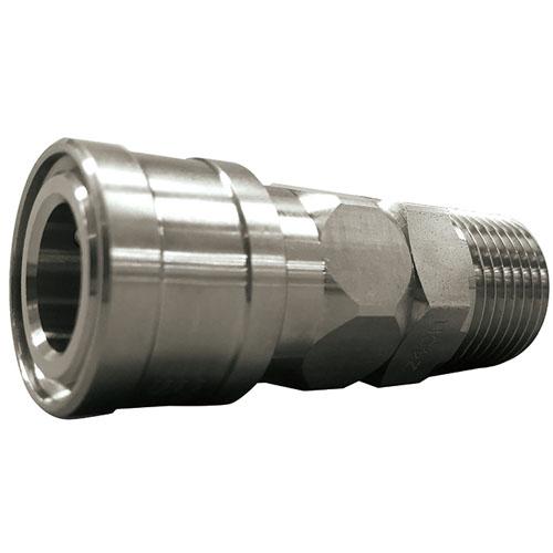 低圧用片路開閉型クイックカップリングSM型(ステンレス製) フローバル NL-22SM(SUS304...