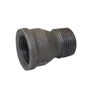 可鍛鋳鉄製 ねじ込み式黒継手 メスオスソケット 1/2 取寄品 フローバル X-04