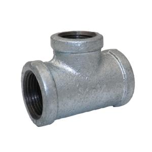 可鍛鋳鉄製 ねじ込み式白継手 異径チーズ 1 x 3/8 取寄品 フローバル BRT-0803