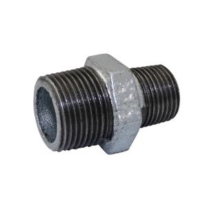 可鍛鋳鉄製 ねじ込み式白継手 異径ニップル 3/4 x 1/2 取寄品 フローバル RNI-0604