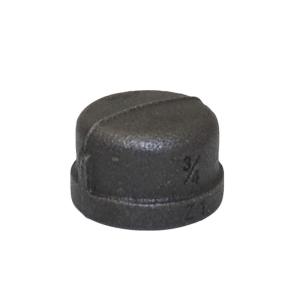 可鍛鋳鉄製 ねじ込み式黒継手 キャップ 1 取寄品 フローバル BCA-08