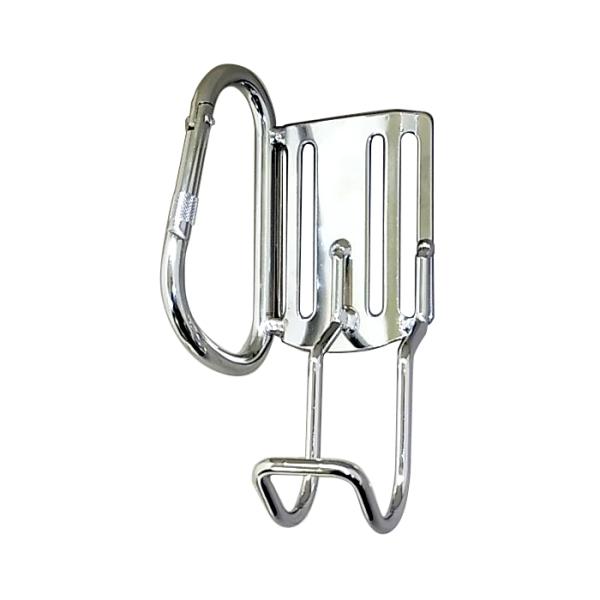 Wホルダー 左カラビナ&amp;ラチェット 取寄品 鳶壱 B-17KL-3D