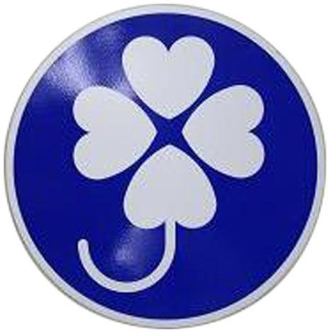 身体障害者マーク(クローバー) マグネットタイプ 取寄品 Fuji Home フジホーム WB353...