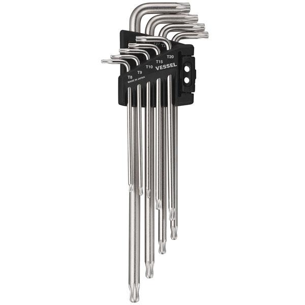ボールエンドトルクスレンチ 9本組 5セット 取寄品 ベッセル 8509BTX-143970