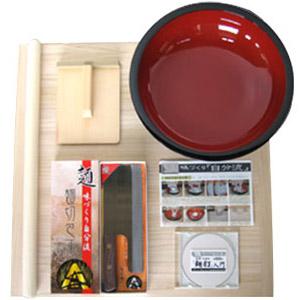 普及型麺打セット(そば・うどん「麺打入門」ＤＶＤ付)7kg 豊稔光山 A-1200