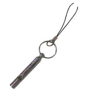 携帯ストラップ付山菜採り危険防止ホイッスル 冒険倶楽部(ボウケンクラブ) HS-4
