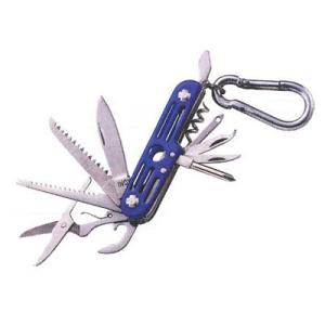 ワーカーズレーベル12徳ツールカラビナ付(青) 冒険倶楽部(ボウケンクラブ) L-64