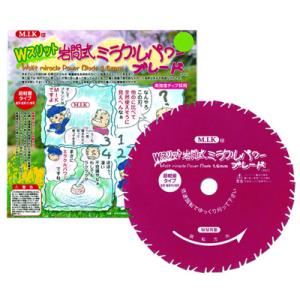 Wスリット岩間式 ミラクルパワーブレード 230×1.05mm×27P 3枚価格 日光製作所 WMR