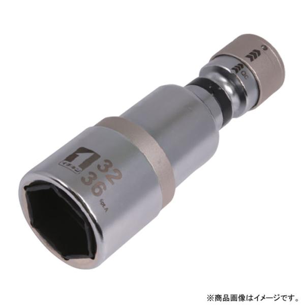 QC首振ソケット ダブル 19×24mm 6角 12.7mm(4分)インスライド 取寄品 イチネンM...