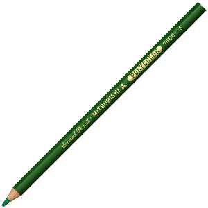 三菱鉛筆 【取寄】色鉛筆 ポリカラー 7500 K75006 緑 1箱12本 : 文具の