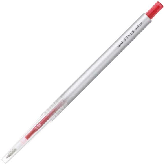 ゲルインクボールペン 0.28mm UMN-139-28 レッド 【10本セット】 取寄品 三菱鉛筆...