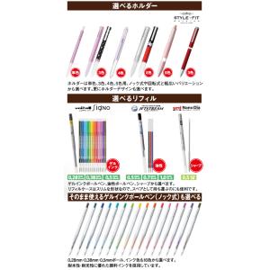 ゲルインクボールペン リフィル 0.5mm ブ...の詳細画像1