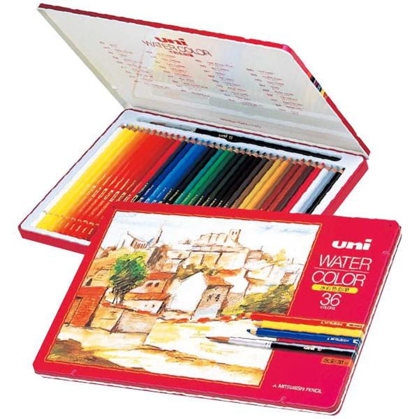 色鉛筆 ユニ ウォーターカラー 36色セット 取寄品 三菱鉛筆 UWC36C
