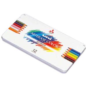 消せる色鉛筆 ユニ アーテレーズカラー 12色 取寄品 三菱鉛筆 UAC12C