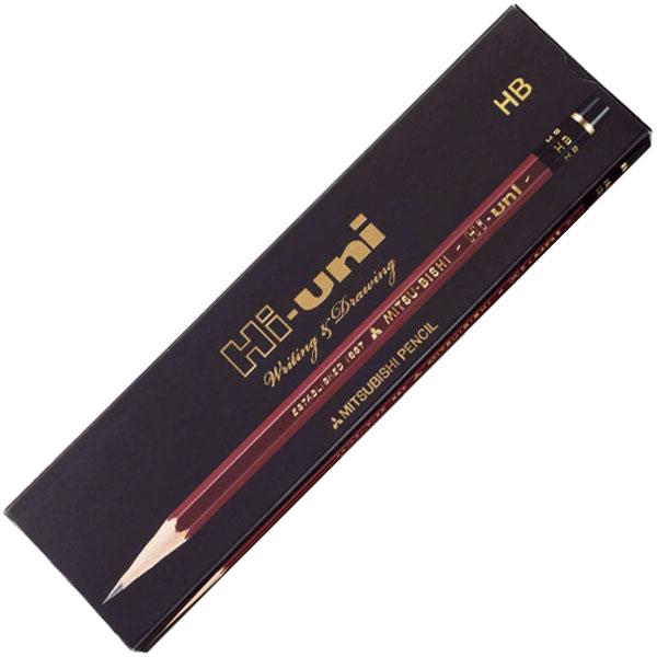 鉛筆 ハイユニ K(N) HB 【12本セット(1ダース)】 取寄品 三菱鉛筆 HUKNHB
