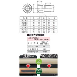 2号コネクタ 適合管VE36 ブラック (50...の詳細画像1