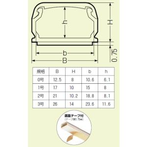 Eモール(テープ付)1号 茶 50本価格 未来...の詳細画像1