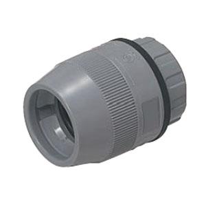 ※在庫処分品 防水型コネクタ ミラフレキMF22用 グレー(10個価格) 未来工業(MIRAI) F...