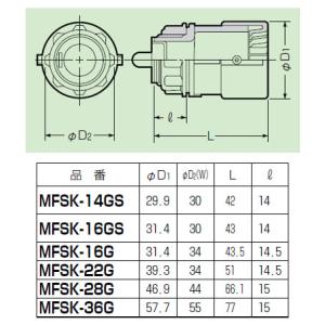 コネクタ(Gタイプ)PF管36用 ベージュ (...の詳細画像1