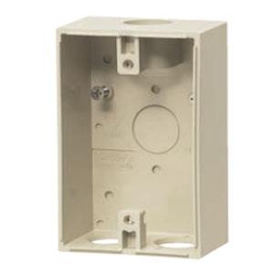 PVR22-BC1AGJ 未来工業 露出スイッチボックス[防水コンセント用