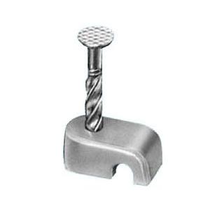 通信線ステップル(スクリュー釘付)グレー TUS-2P (100個価格) 未来工業(MIRAI) TUS-2P