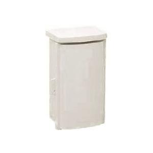 プラスチック製防雨ウォルボックス 屋根無 タテ型 ブラック 1個価格