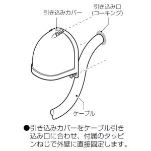 引込みカバーフード(クイックタイプ)ミルキーホ...の詳細画像2