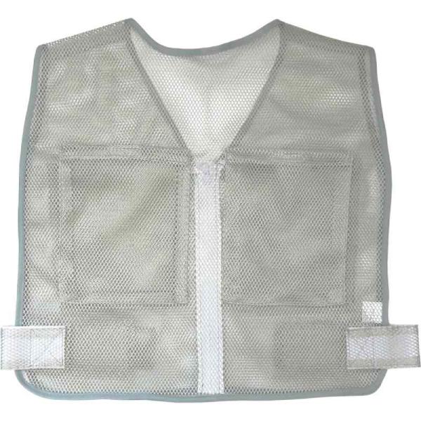 ポケット付きメッシュベスト (ベストのみ・保冷剤無) 取寄品 ミズケイ 5501902