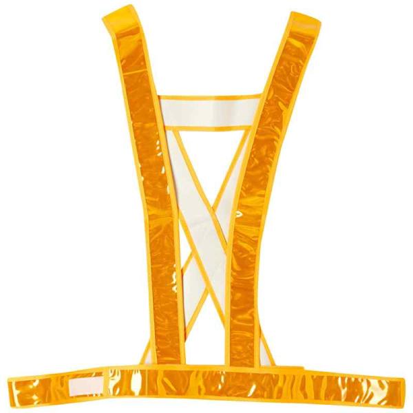 タスキ型安全ベスト ゴールド キングサイズ 取寄品 ミズケイ 5920020
