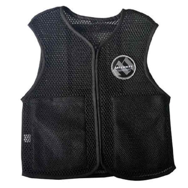 ポケット付きハニカムメッシュベスト 「快風」ブラック／LLサイズ 取寄品 ミズケイ 5941233